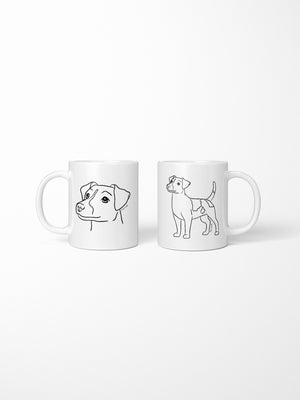 Jack Russell Terrier (Smooth Coat) Ceramic Mug