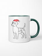 Jack Russell Terrier (Smooth Coat) Christmas Edition Ceramic Mug