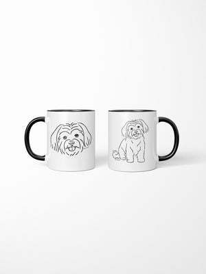 Maltese Terrier Ceramic Mug