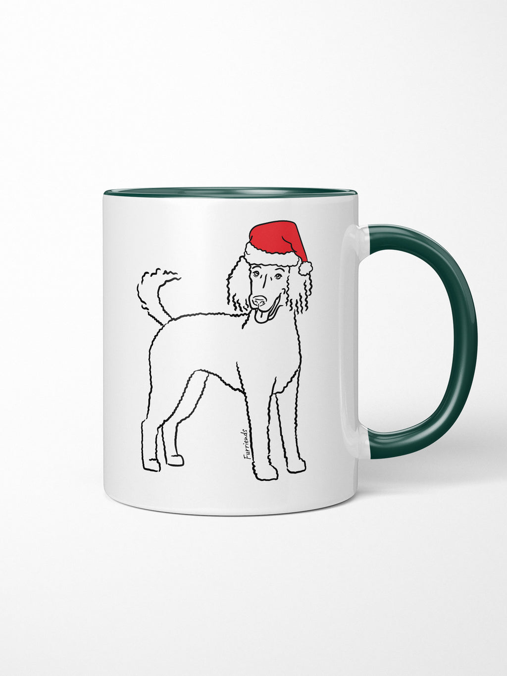 Poodle Christmas Edition Ceramic Mug