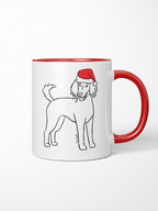 Poodle Christmas Edition Ceramic Mug