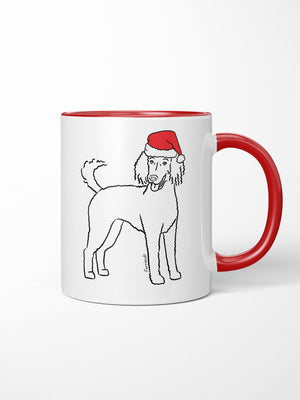 Standard Poodle Christmas Edition Ceramic Mug