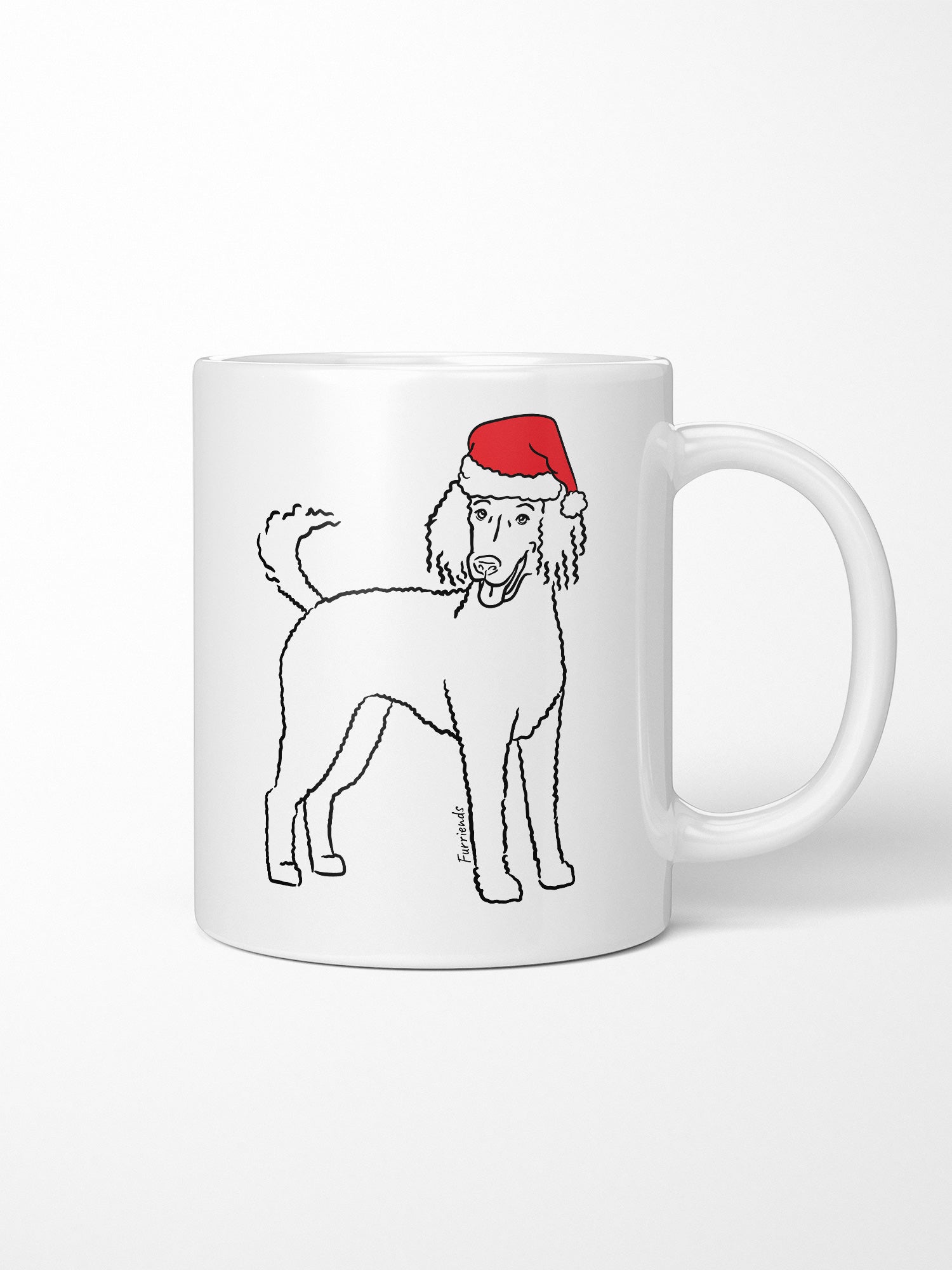 Poodle Christmas Edition Ceramic Mug