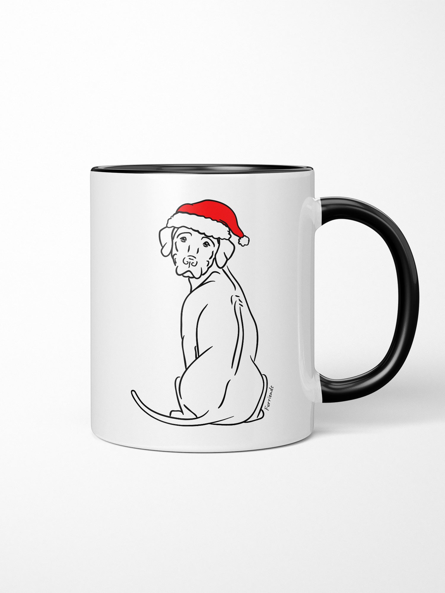 Rhodesian Ridgeback Christmas Edition Ceramic Mug