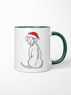 Rhodesian Ridgeback Christmas Edition Ceramic Mug