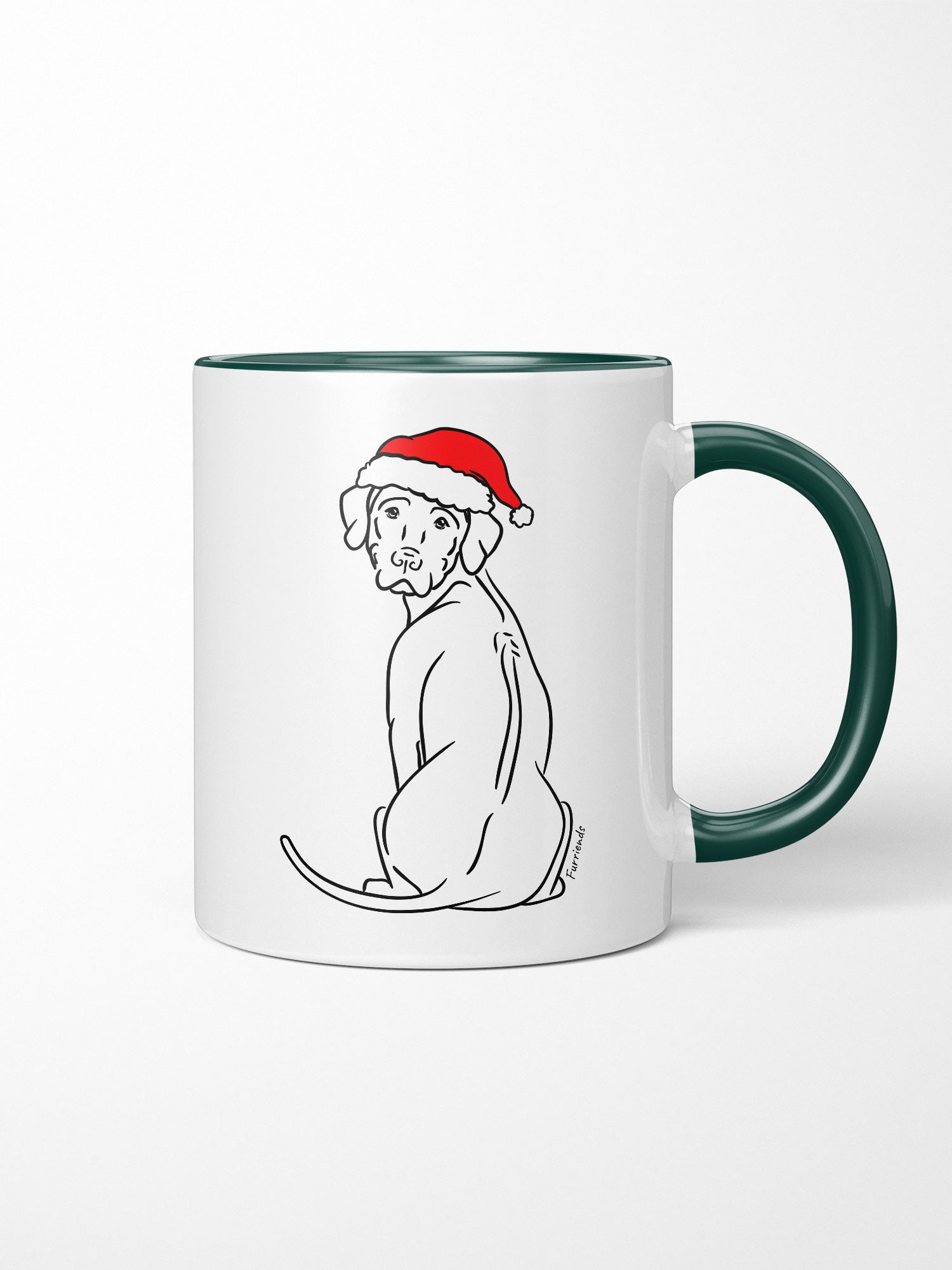 Rhodesian Ridgeback Christmas Edition Ceramic Mug