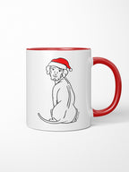 Rhodesian Ridgeback Christmas Edition Ceramic Mug