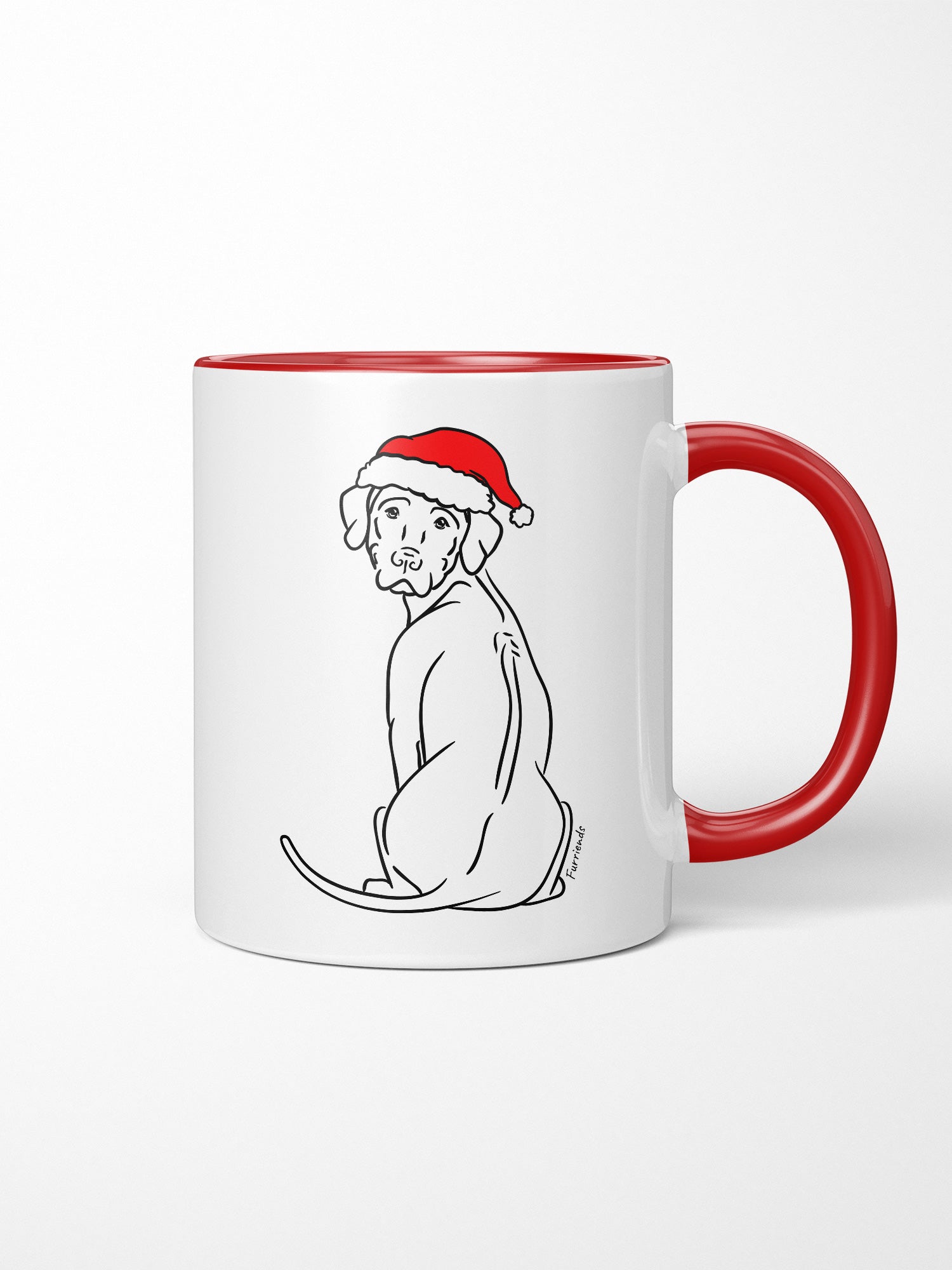 Rhodesian Ridgeback Christmas Edition Ceramic Mug
