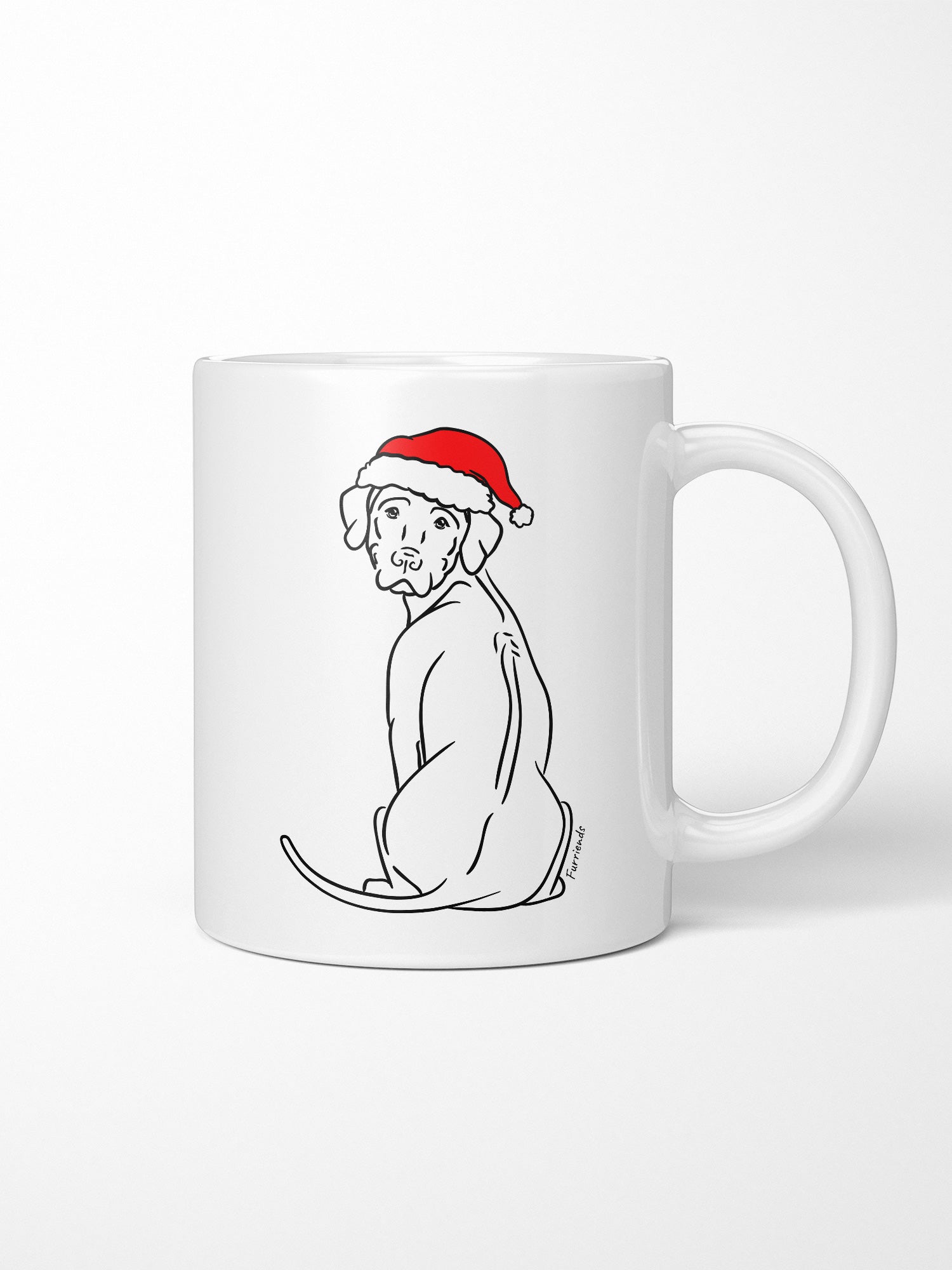 Rhodesian Ridgeback Christmas Edition Ceramic Mug