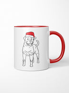 Rottweiler Christmas Edition Ceramic Mug
