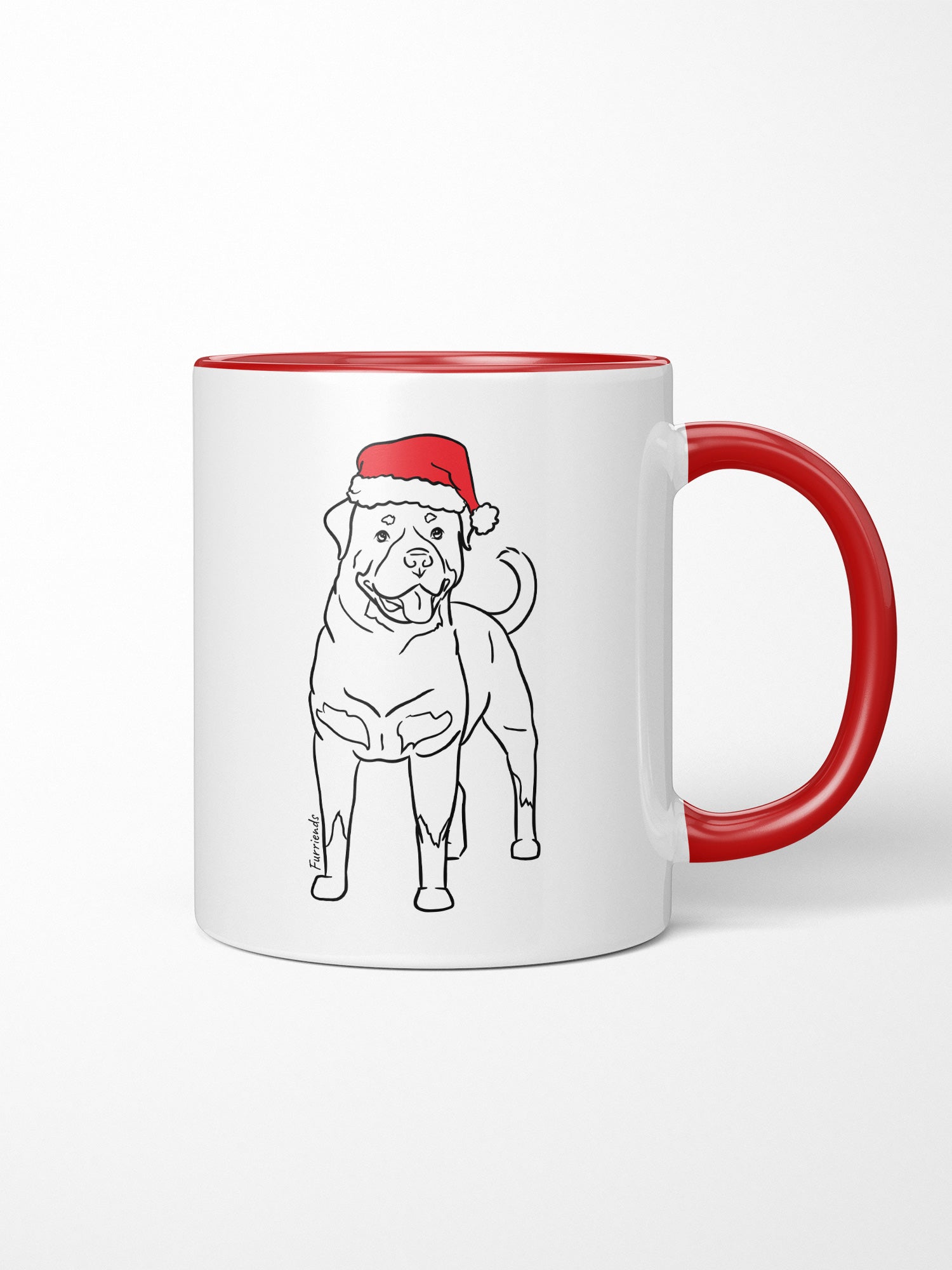 Rottweiler Christmas Edition Ceramic Mug