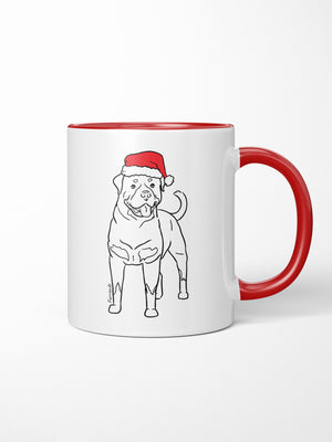 Rottweiler Christmas Edition Ceramic Mug