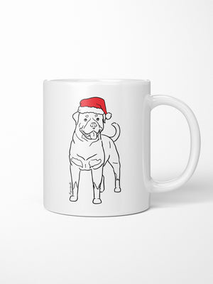Rottweiler Christmas Edition Ceramic Mug