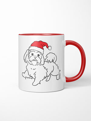 Shih Tzu Christmas Edition Ceramic Mug