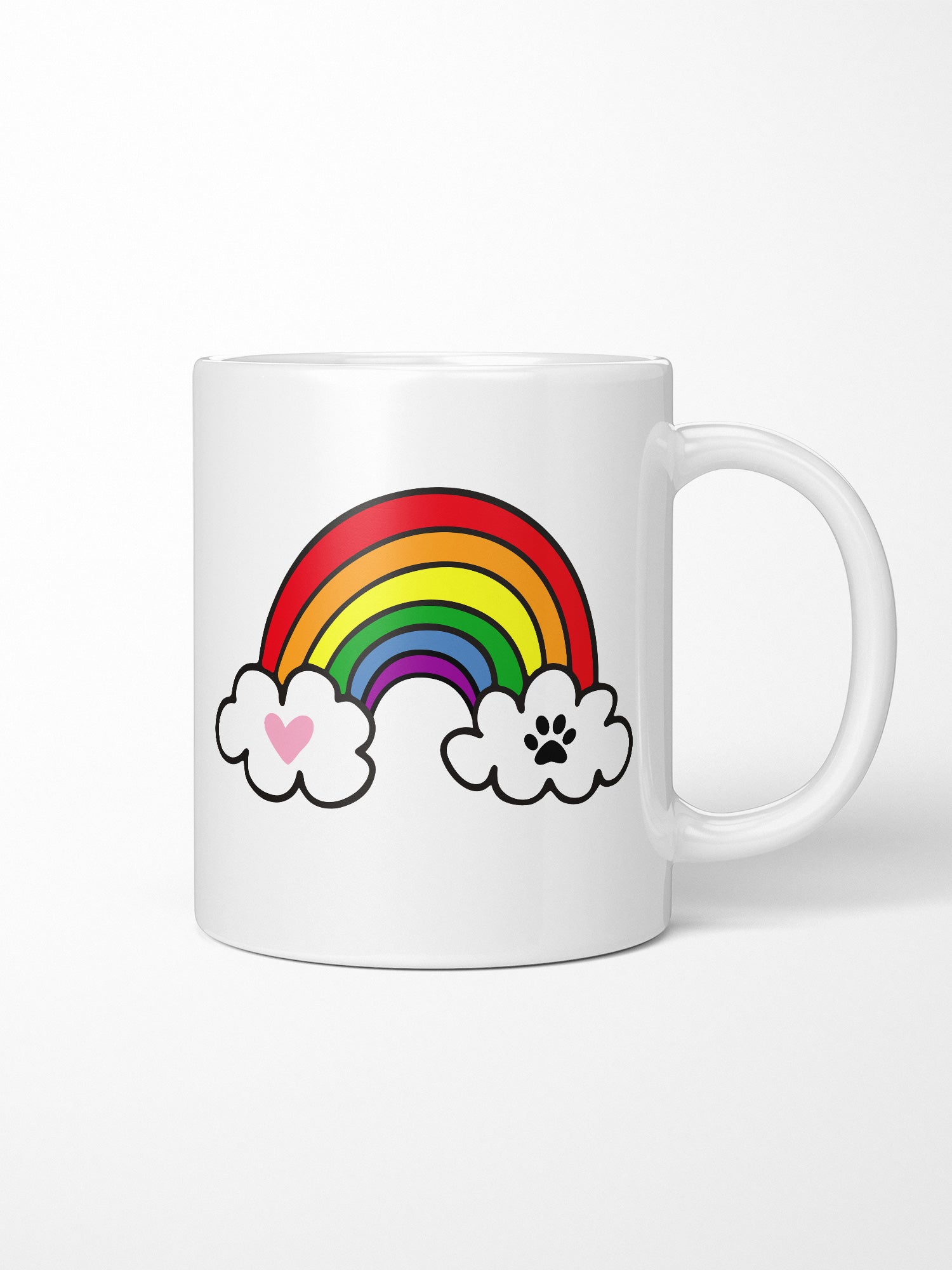 Rainbow Bridge Ceramic Mug - Customisable