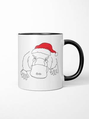Platypus Christmas Edition Ceramic Mug