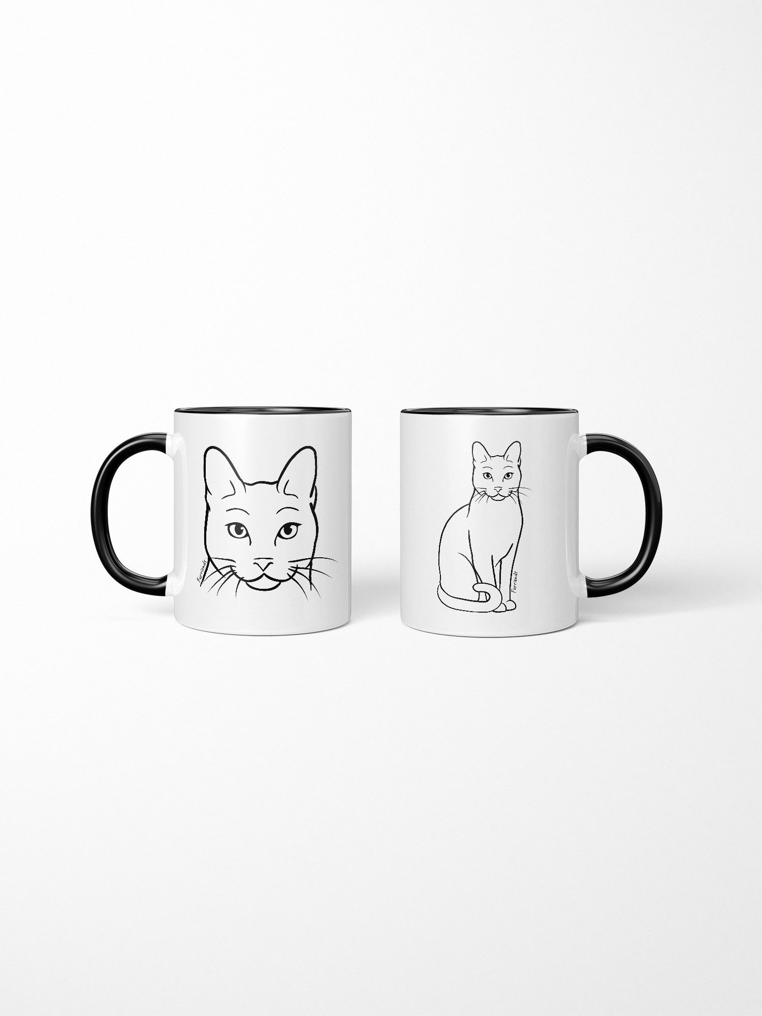 Russian Blue Ceramic Mug