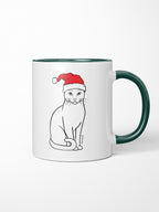 Russian Blue Christmas Edition Ceramic Mug