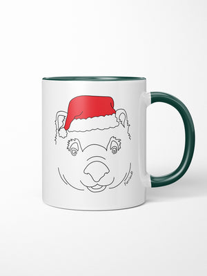Wombat Christmas Edition Ceramic Mug