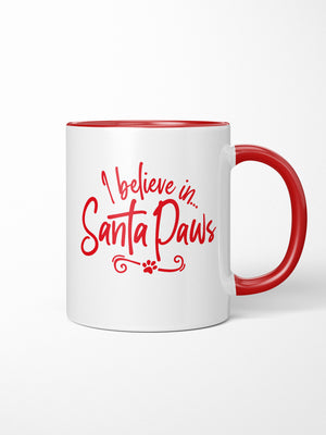 I Believe In Santa Paws Ceramic Mug