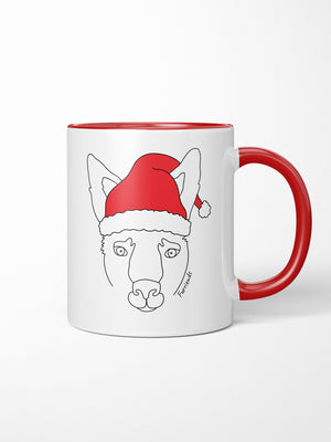 Kangaroo Christmas Edition Ceramic Mug