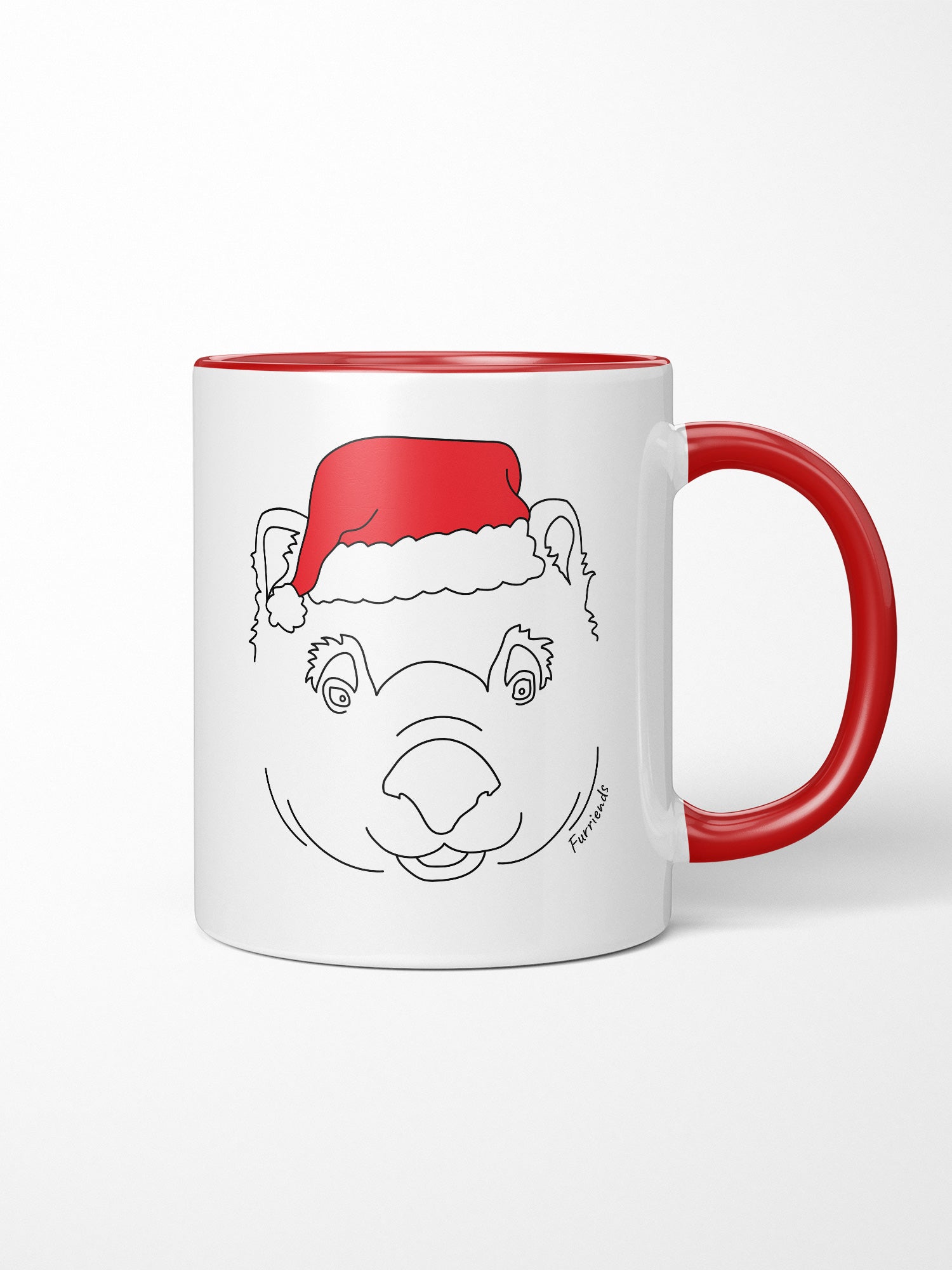 Wombat Christmas Edition Ceramic Mug