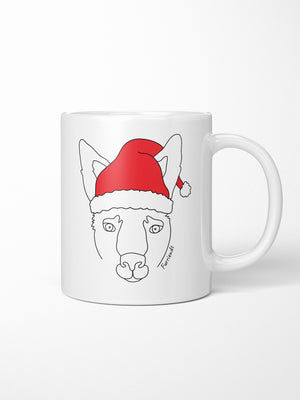 Kangaroo Christmas Edition Ceramic Mug