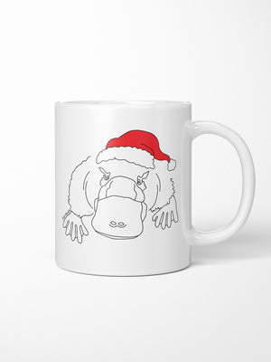 Platypus Christmas Edition Ceramic Mug