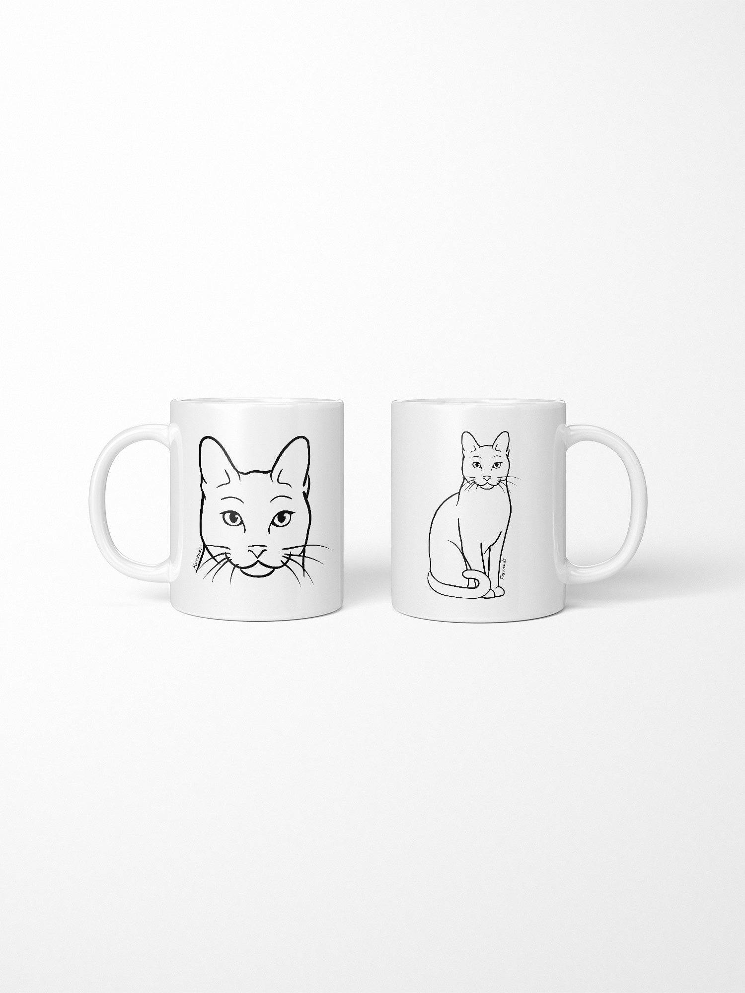 Russian Blue Ceramic Mug
