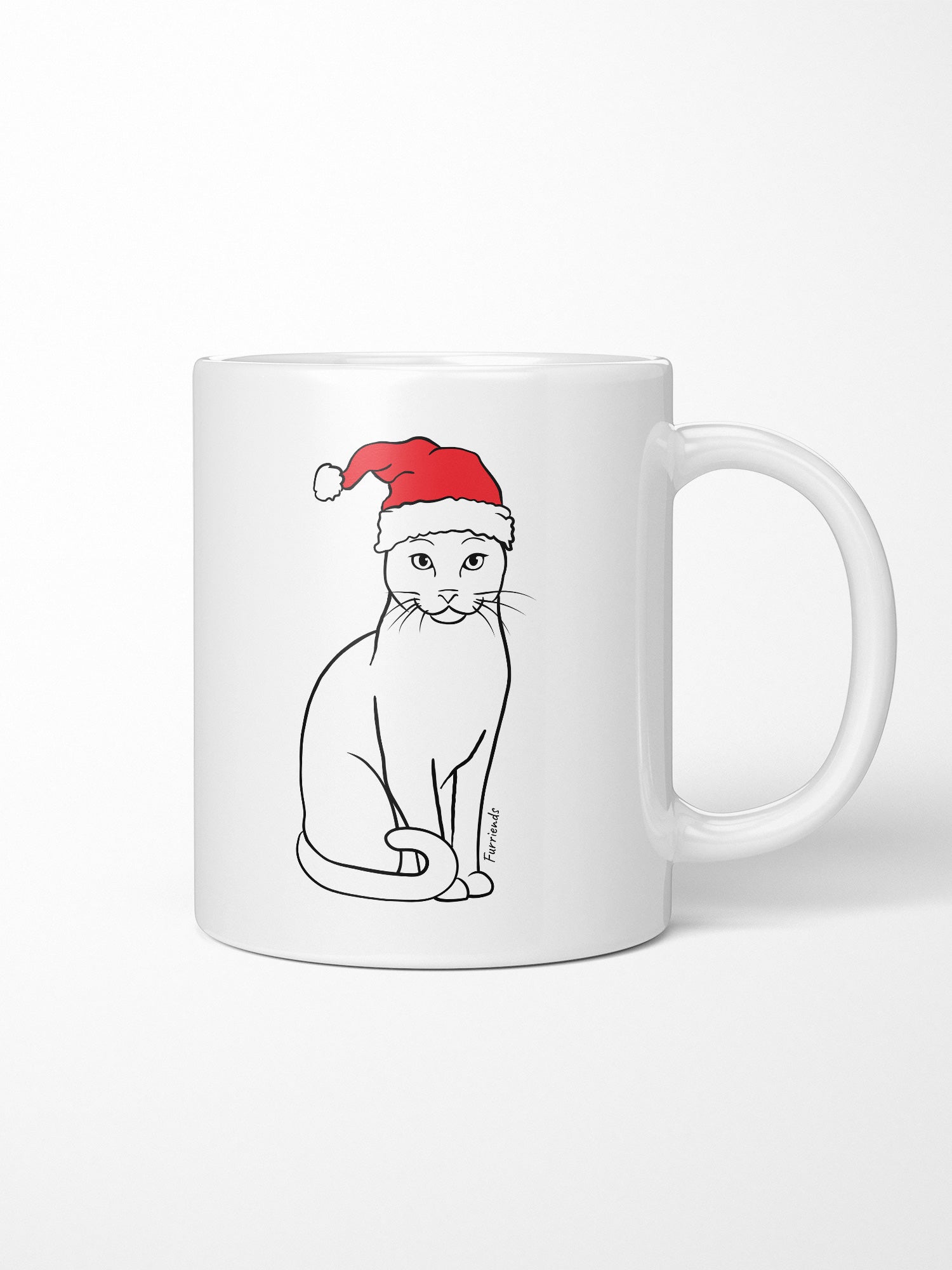 Russian Blue Christmas Edition Ceramic Mug