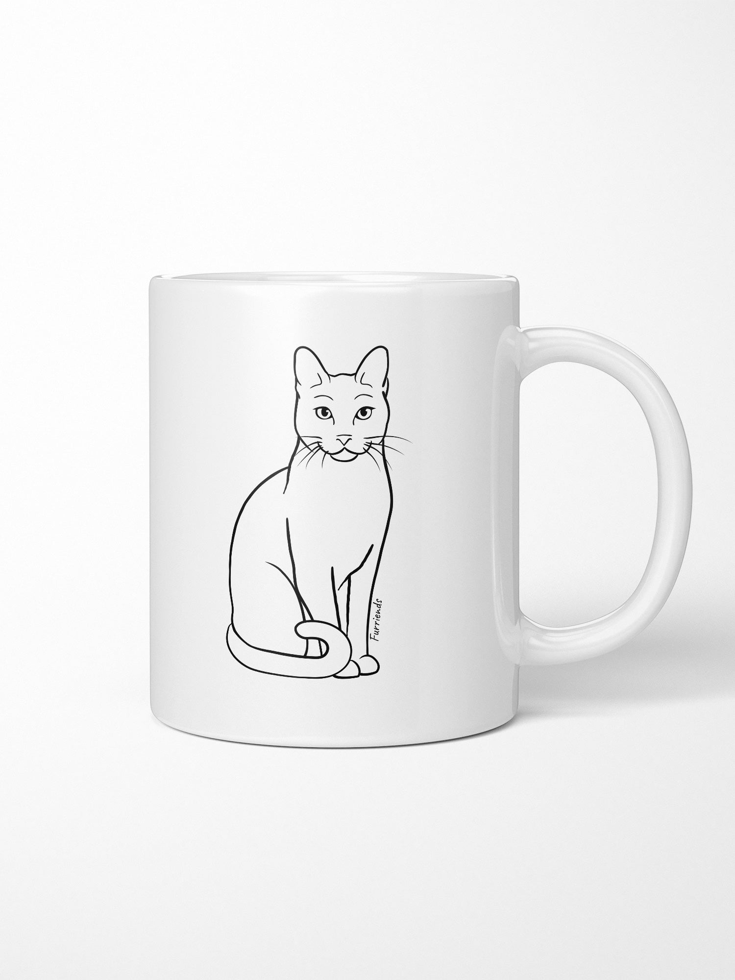 Russian Blue Ceramic Mug