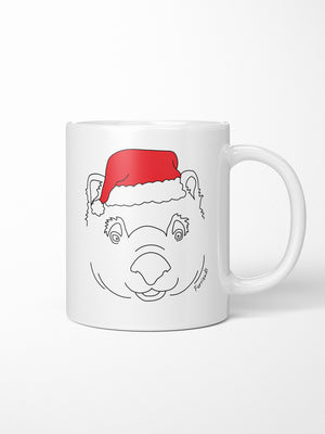 Wombat Christmas Edition Ceramic Mug