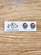 Great Dane Christmas Edition ColourPop Stud Earrings