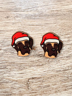 Great Dane Christmas Edition ColourPop Stud Earrings