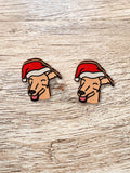 Greyhound Christmas Edition ColourPop Stud Earrings