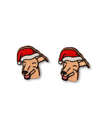 Greyhound Christmas Edition ColourPop Stud Earrings