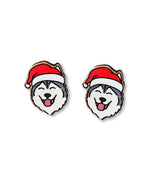 Husky Christmas Edition ColourPop Stud Earrings