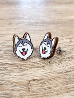 Husky ColourPop Stud Earrings