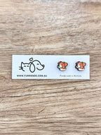 Jack Russell Terrier (Rough Coat) ColourPop Stud Earrings