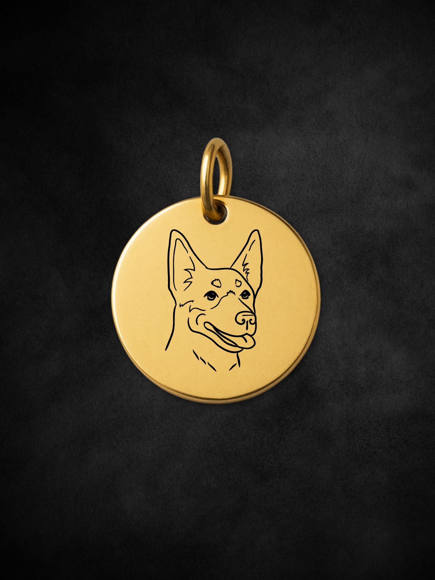 Kelpie Pendant Initial Necklace