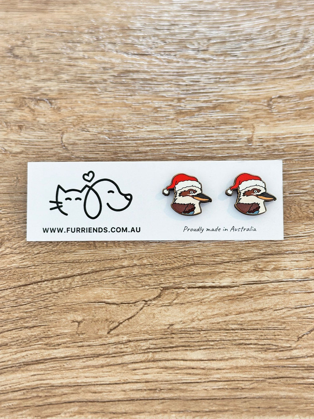 Kookaburra Christmas Edition ColourPop Stud Earrings