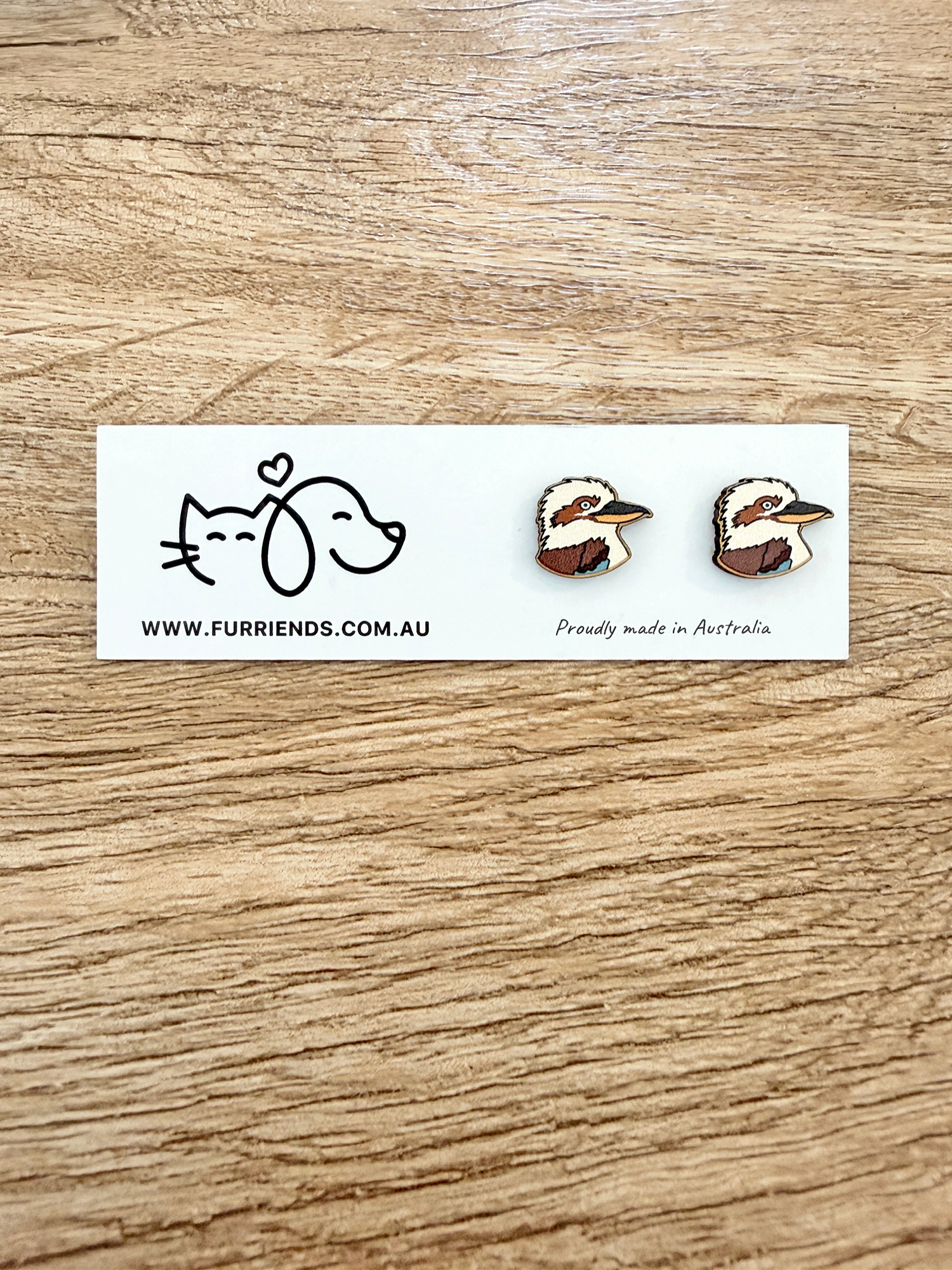 Kookaburra ColourPop Stud Earrings