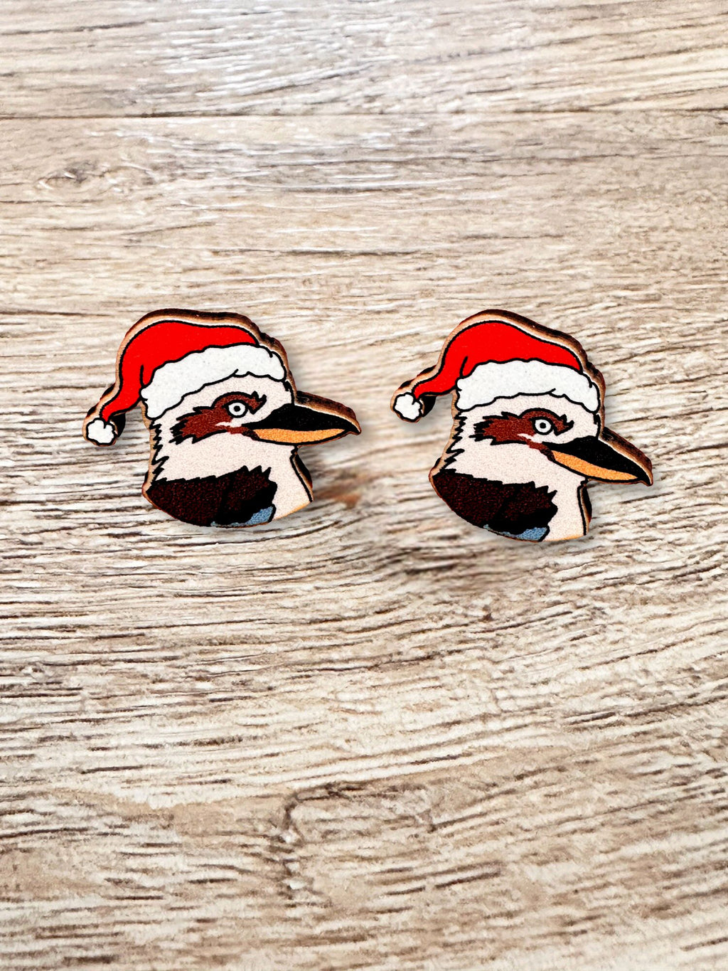 Kookaburra Christmas Edition ColourPop Stud Earrings