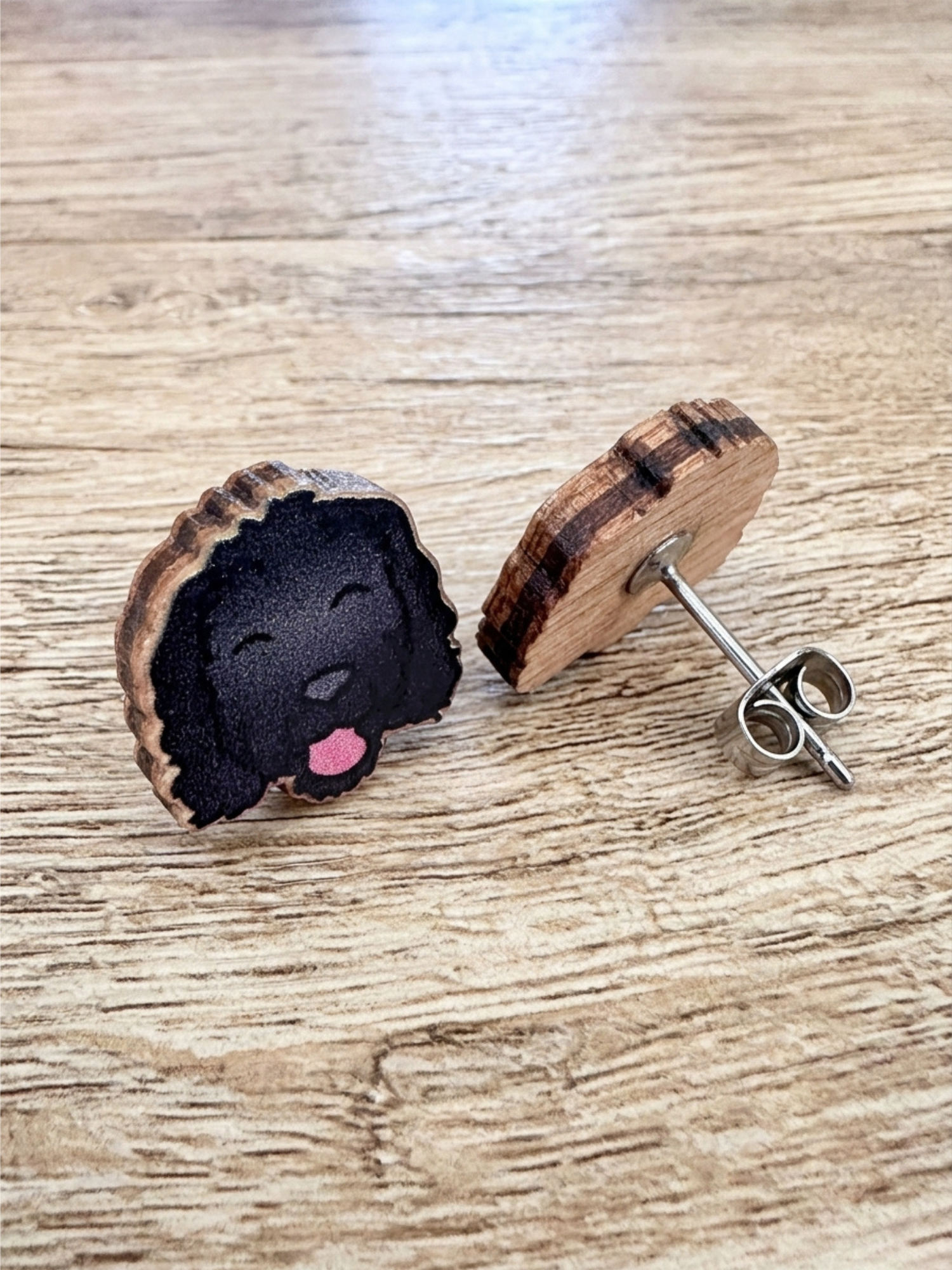 Labradoodle ColourPop Stud Earrings
