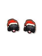 Labradoodle Christmas Edition ColourPop Stud Earrings