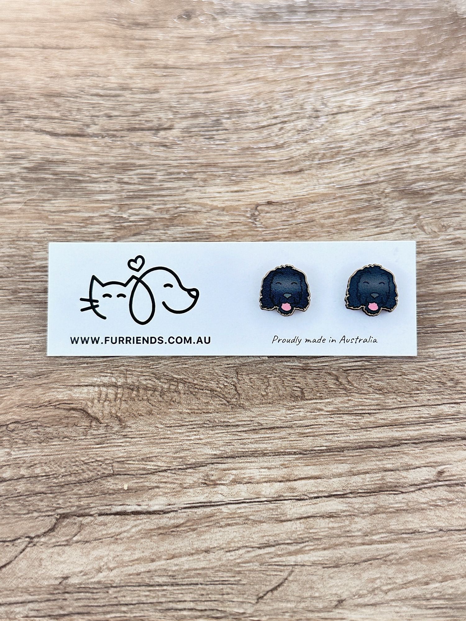 Labradoodle ColourPop Stud Earrings