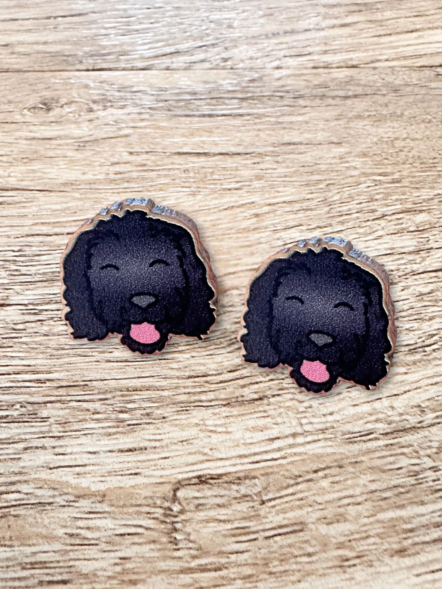 Labradoodle ColourPop Stud Earrings
