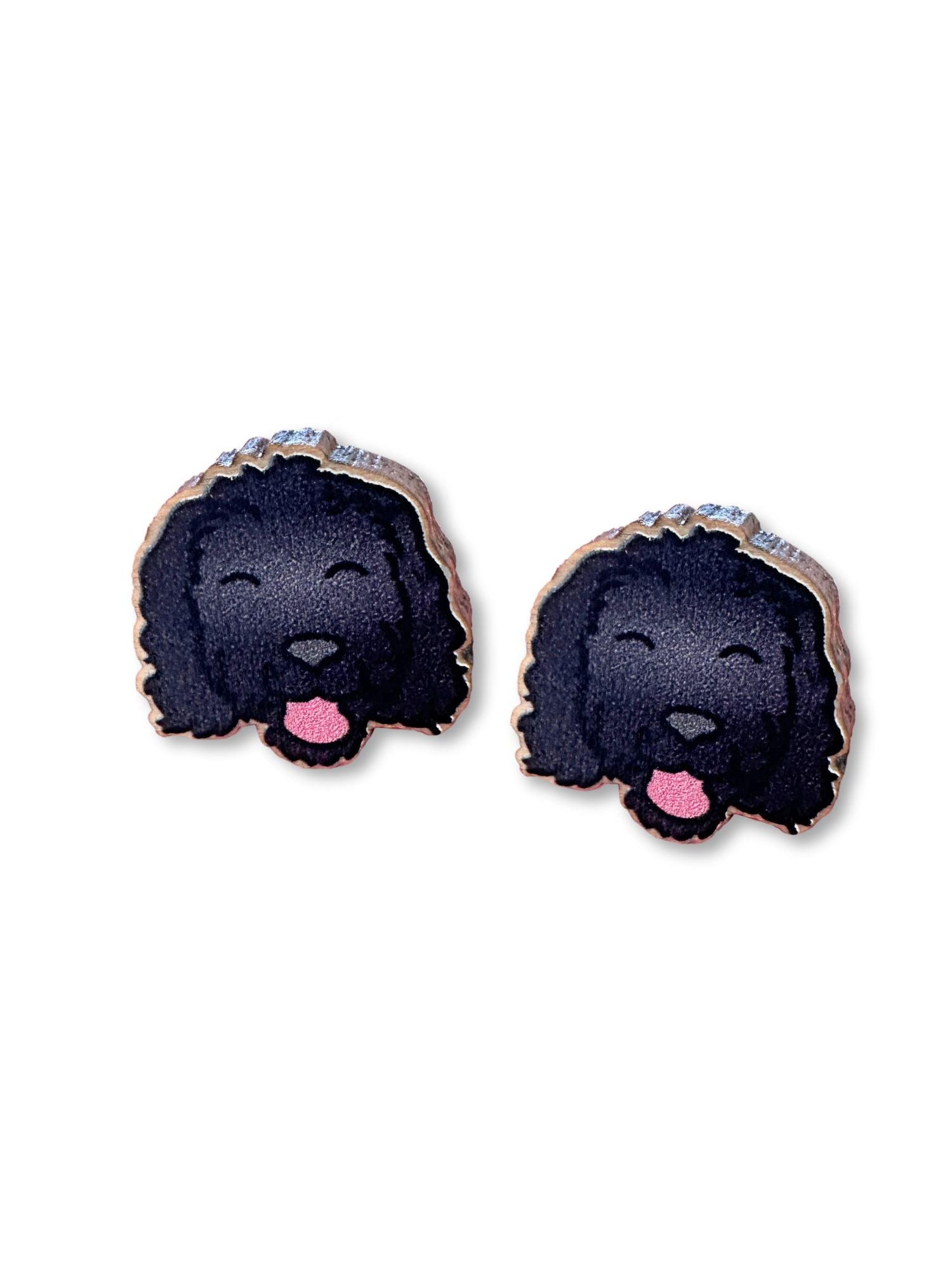 Labradoodle ColourPop Stud Earrings