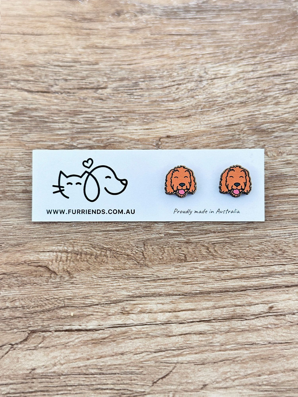Labradoodle ColourPop Stud Earrings