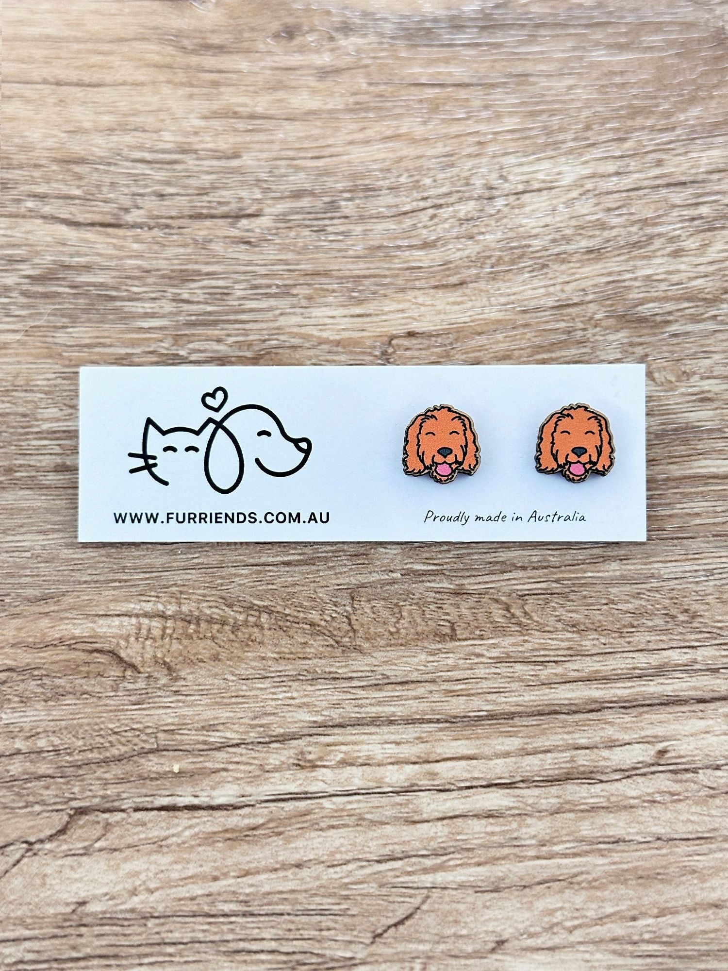 Labradoodle ColourPop Stud Earrings